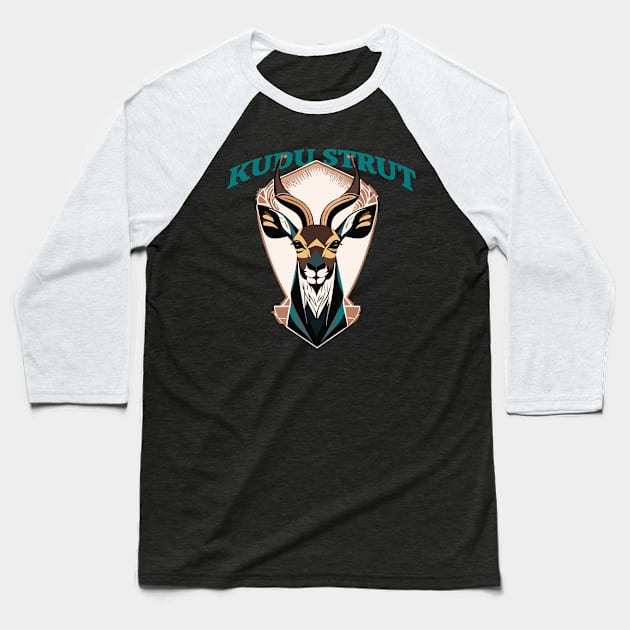 Kudu Strut Baseball T-Shirt by goingplaces